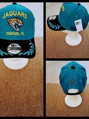 JACKSONVILLE JAGUARS NFL FOOTBALL SNAPBACK HAT.
